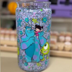 Monsters Inc. Glitter Tumbler